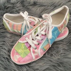 Rainbow Pastel Coach Shoes